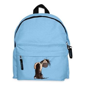 Goldiger Connemara - Kinder Rucksack - Hellblau - Vorne