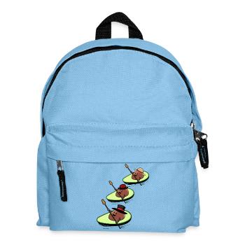 Canoë avocat course paddle bateau enfants enfant - Sac à dos Enfant - bleu clair - Devant