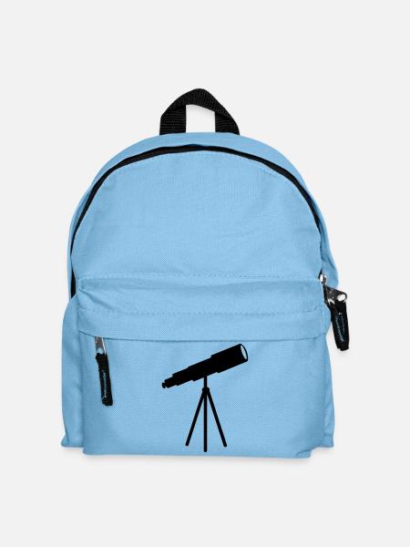 Sterngucker-Teleskop - Kinder Rucksack - Hellblau