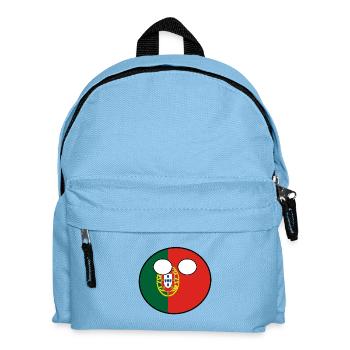 Countryball Country Home Portugal - Kids' Backpack - light blue - Front