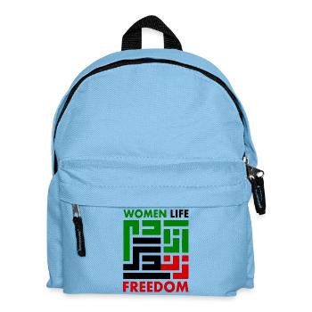 women life freedom Zan zendegi azadi - Sac à dos Enfant - bleu clair - Devant