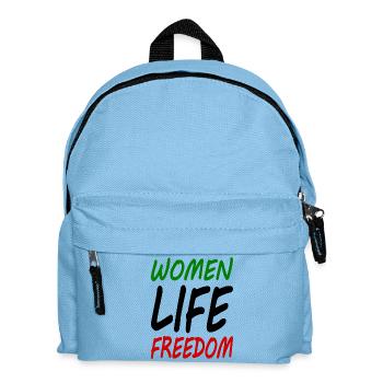 Women life freedom - Kids' Backpack - light blue - Front