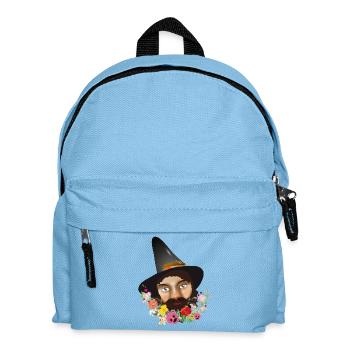 The Dangerous Robber as Puppets Theater Portrait - Kids' Backpack - light blue - Front