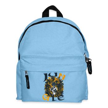 Dschungelporträt im Sonnenuntergang - Kinder Rucksack - Hellblau - Vorne