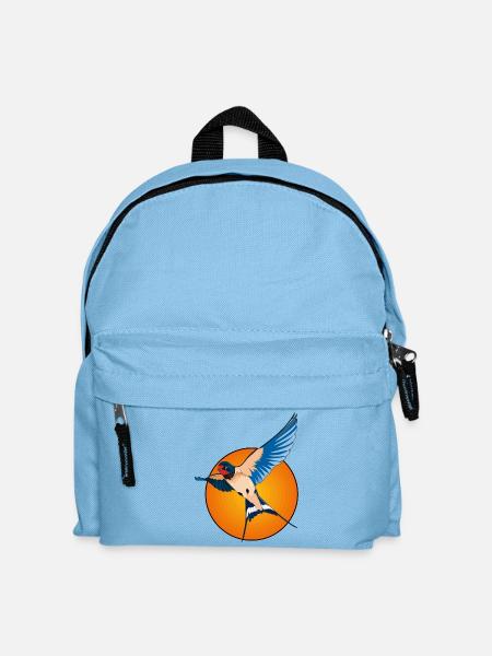 Swallows 2 - Kids' Backpack - light blue