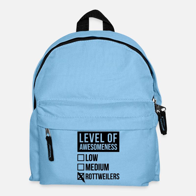 Rottweiler - Kinder Rucksack - Hellblau