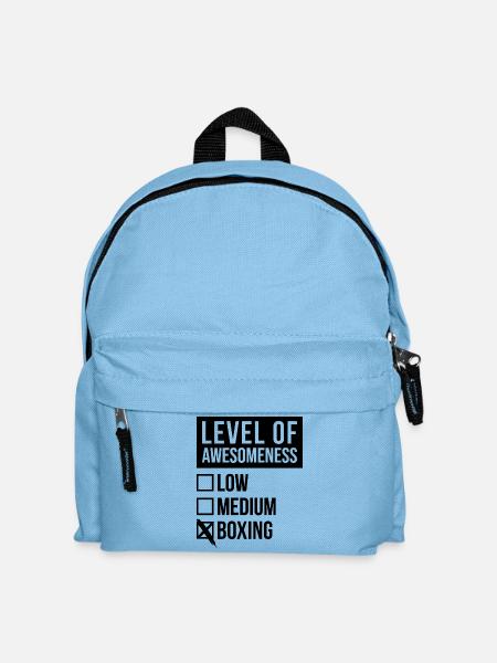 Boxen Boxen Boxen - Kinder Rucksack - Hellblau