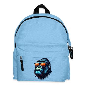 Gorillas with Sunglasses - Kids' Backpack - light blue - Front