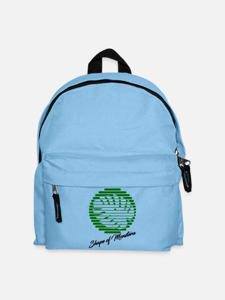 Monstera - Sac à dos Enfant - bleu clair