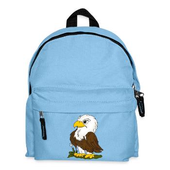 Adler - Kinder Rucksack - Hellblau - Vorne