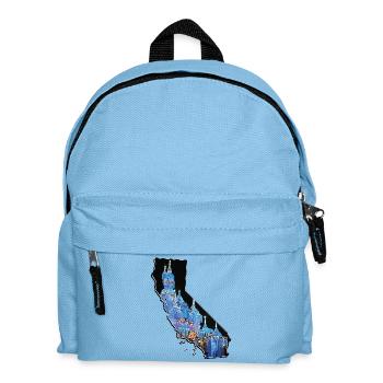 Disneyland California in California Landkarte - Kinder Rucksack - Hellblau - Vorne