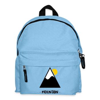 I CAN'T. SKI. SKI. RACKET. SNOW. SNOWBOARDING - Kids' Backpack - light blue - Front