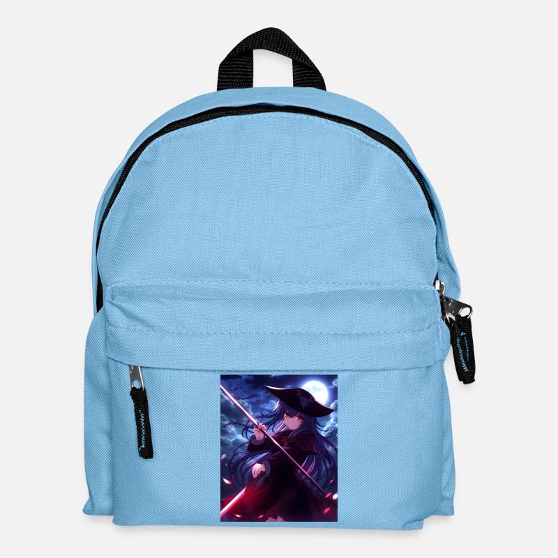 Scythe Anime Design - Kids' Backpack - light blue
