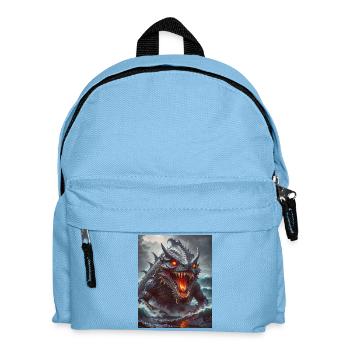 Akugyo Monstre marin démoniaque aux yeux brillants et r - Sac à dos Enfant - bleu clair - Devant