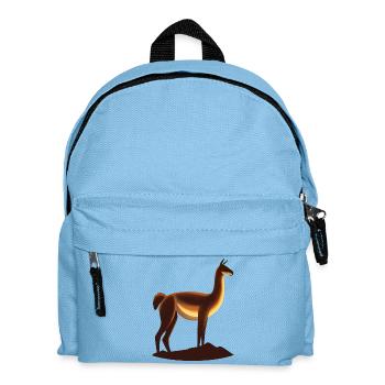 Guanaco - Kids' Backpack - light blue - Front