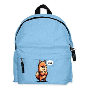 Pas de Spitz nain de Poméranie Spitz Nain Porte-Spitz - Sac à dos Enfant - bleu clair - Devant