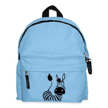 Zèbre Fantaisie et amusant - Sac à dos Enfant - bleu clair - Devant