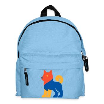 Pop Art Dog - Kids' Backpack - light blue - Front