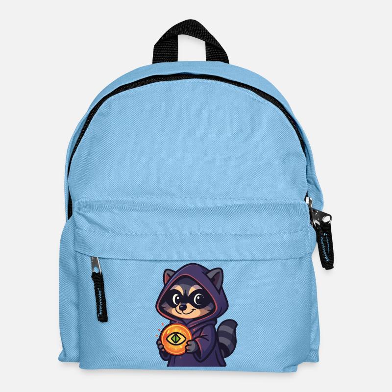 Wenn ein Racoon was findet - Kinder Rucksack - Hellblau