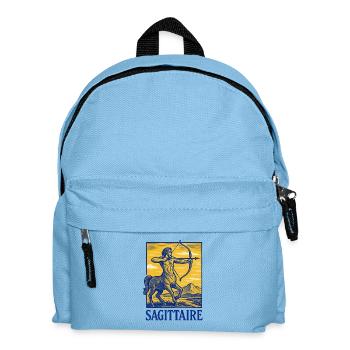 Signe astrologique du Sagittaire - Astrologie - Sac à dos Enfant - bleu clair - Devant