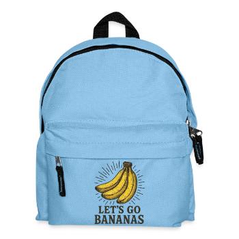 Bananas Lets Go Bananas - Kids' Backpack - light blue - Front