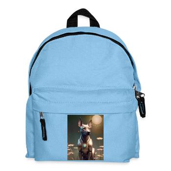 GBC-Galaxie-Wachhund - Kinder Rucksack - Hellblau - Vorne