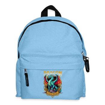Drache Fantasie Magie Mystik Mythologie Kreatur - Kinder Rucksack - Hellblau - Vorne