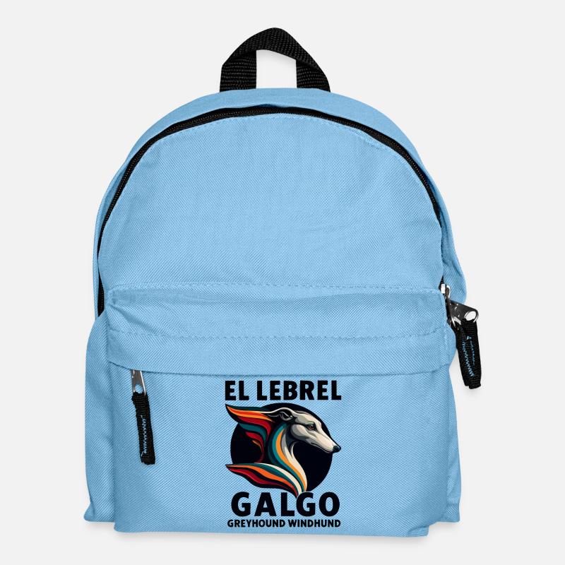 El Lebrel Nr1 - Kinder Rucksack - Hellblau