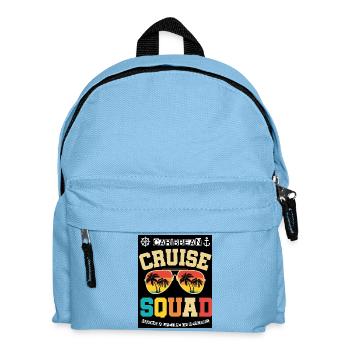 Karibik-Kreuzfahrttrupp - Kinder Rucksack - Hellblau - Vorne