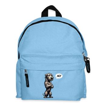 Pas de chiens de chasse irlandais, propriétaire de chiens de loup, chiens de chasse de loup. - Sac à dos Enfant - bleu clair - Devant