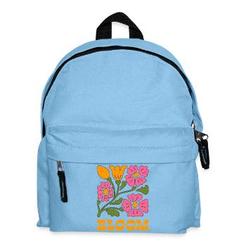 Pop Art floral et splendeur - Sac à dos Enfant - bleu clair - Devant