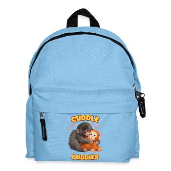 punch the monkey - Kids' Backpack - light blue - Front