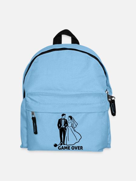 Enterrement de vie de garçon de mariage - Sac à dos Enfant - bleu clair