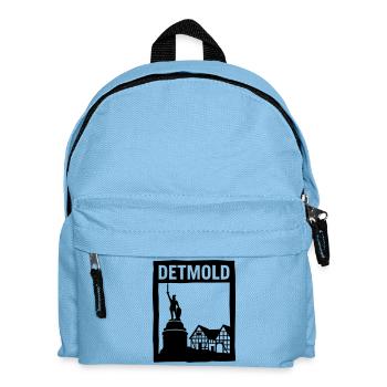 detmold wahrzeichen siilhouette - Kinder Rucksack - Hellblau - Vorne