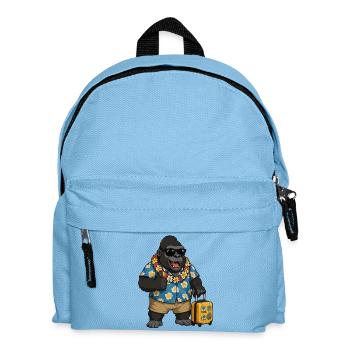 Chemise Holiday Gorilla Hawaii - Sac à dos Enfant - bleu clair - Devant
