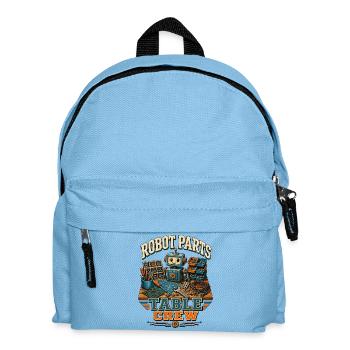 ROBOT PARTS TABLE CREW - Kinder Rucksack - Hellblau - Vorne