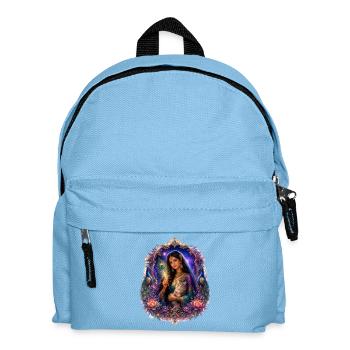 Mystic Cat Keeper - Kids' Backpack - light blue - Front