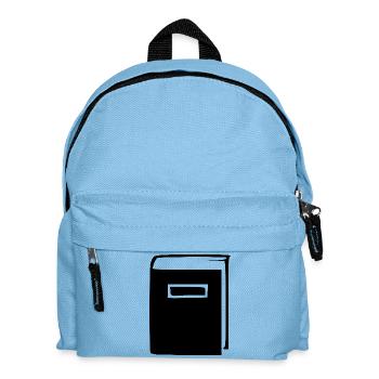 Book Books Reading Gift - Kids' Backpack - light blue - Front