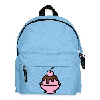Sundae Cherry Artwork - Kids' Backpack - light blue - Front