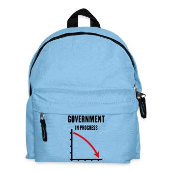 Government In Progress (Government Policy / POS2C) - Kids' Backpack - light blue - Front