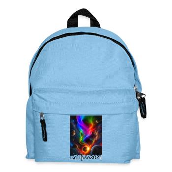 Nebula Neon Eclipse 2026 limited edition - Kids' Backpack - light blue - Front