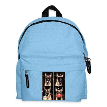 Hunde Belgian Malinois Hund - Kinder Rucksack - Hellblau - Vorne