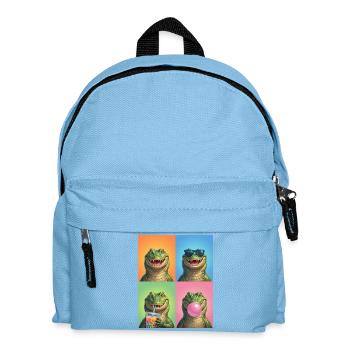 Alligatoren Alligator - Kinder Rucksack - Hellblau - Vorne
