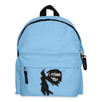 I Miss You Gothic Silhouette - Kinder Rucksack - Hellblau - Vorne