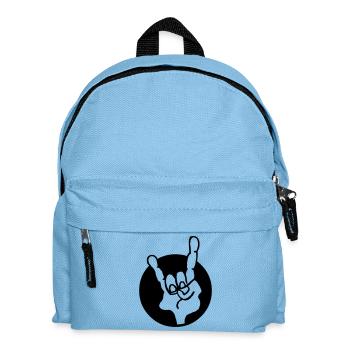 Hand rock - Kinder Rucksack - Hellblau - Vorne