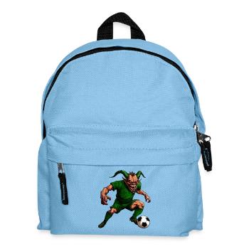 Devil Football - Kids' Backpack - light blue - Front