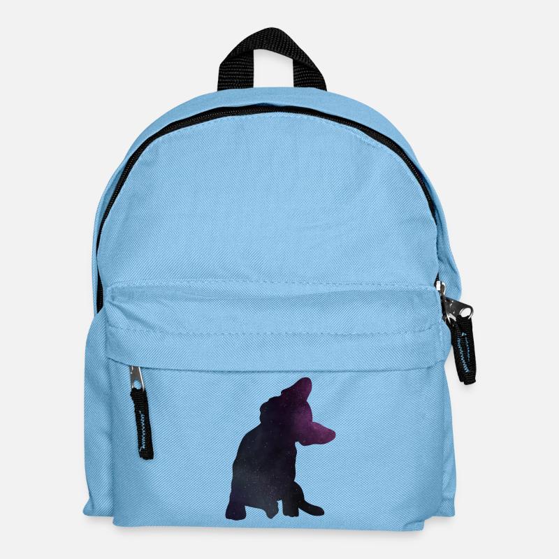 French Bulldog - Kids' Backpack - light blue