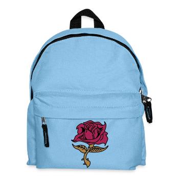 Rose (fleur) - Sac à dos Enfant - bleu clair - Devant
