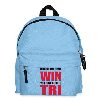 Triathlon - Kids' Backpack - light blue - Front