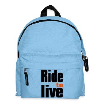 Bikers - Kids' Backpack - light blue - Front